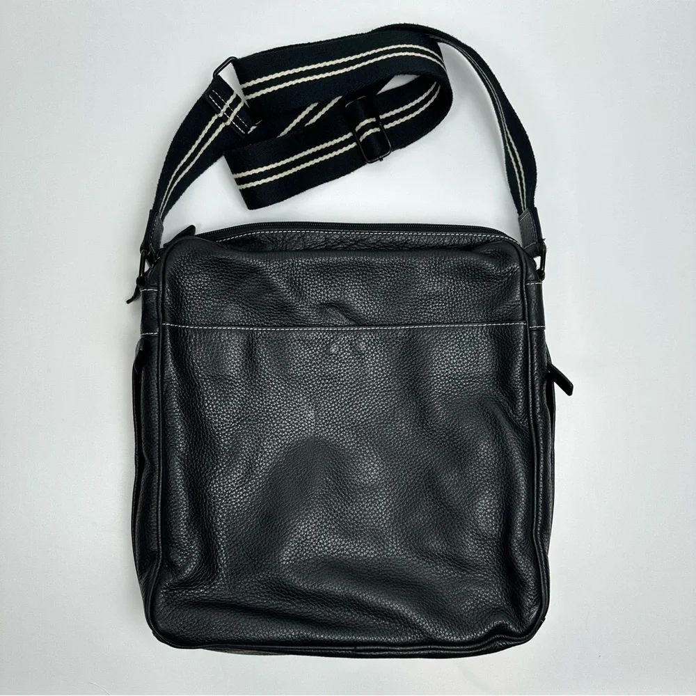 StorkSak London Leather Diaper Bag Unisex